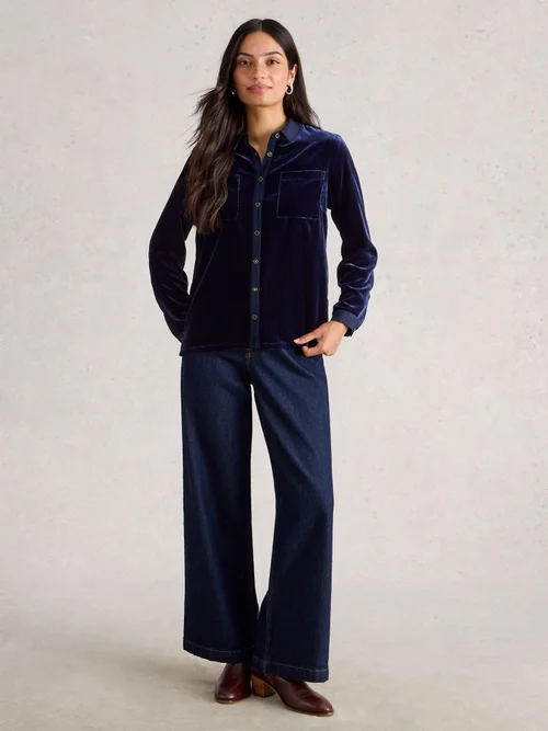Chemise en velours Sophie - Dark Navy - 52 Image 2