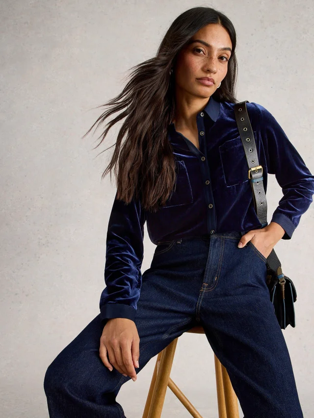 Chemise en velours Sophie