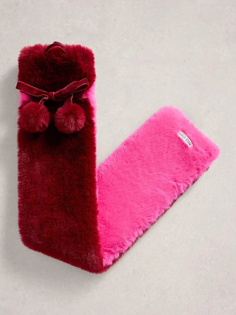 Bouillotte longue en fausse fourrure Image 1