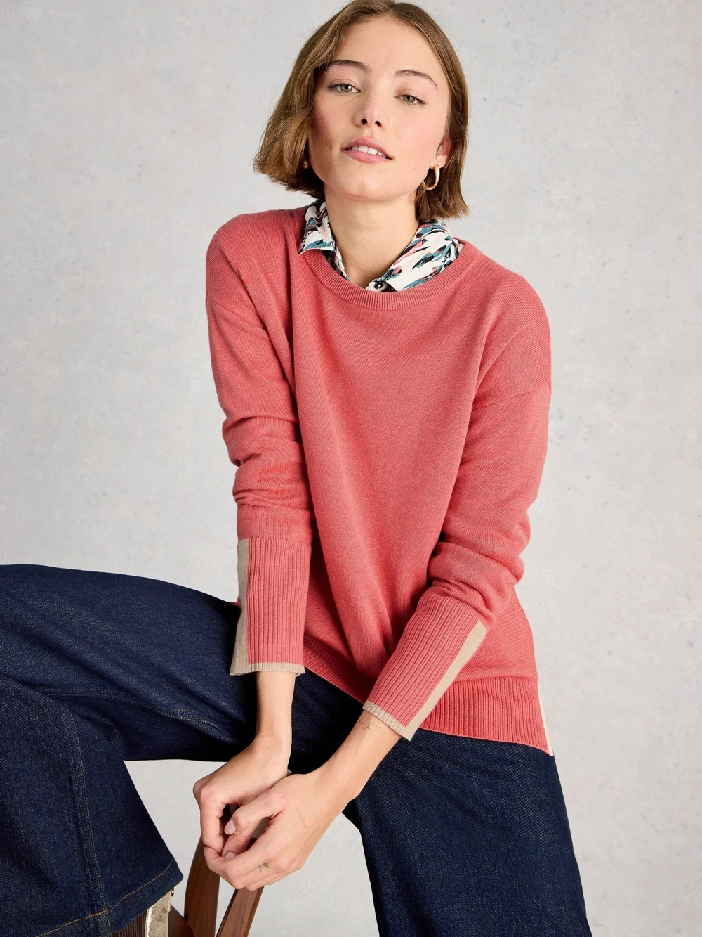 Pull Olive - Mid Pink - 52 Image 1
