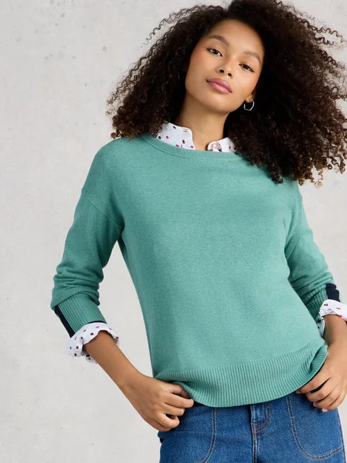 PULL OLIVE - Mid Teal - 52 Image 1