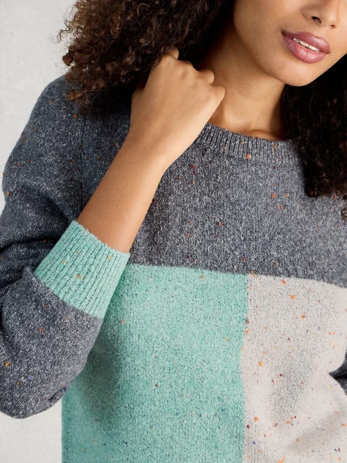 Pull Talia Nep Colourblock - Blue Mlt - 52 Image 3