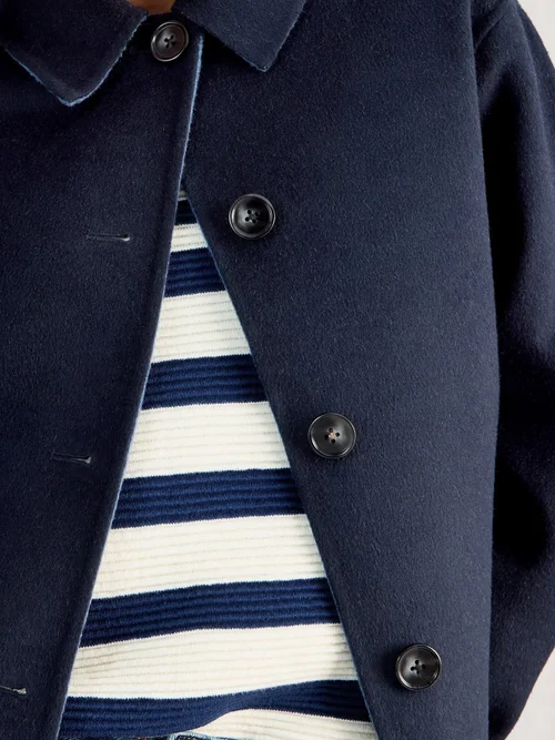 Veste Aden en laine mélangée - Navy Multi - 52 Image 3