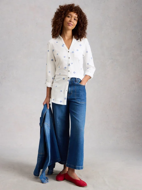 ANNIE LONGUE BRODÉE - White Mlt - 48 Image 2