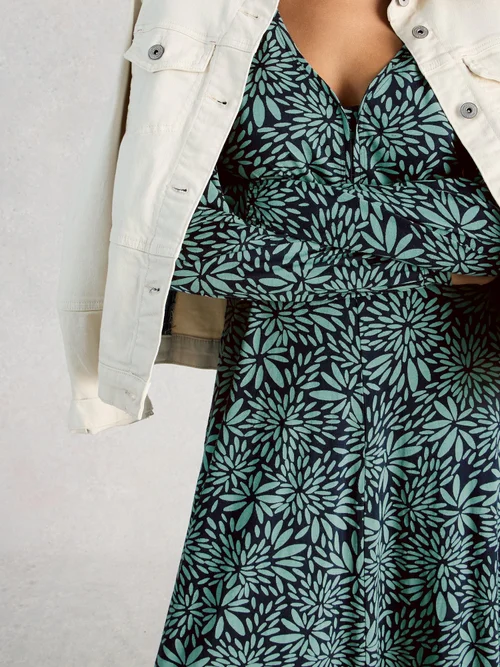 Robe en jersey Megan - Blue Pr - 52/R Image 3