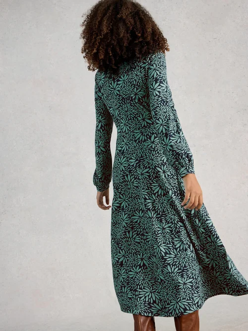 Robe en jersey Megan - Blue Pr - 44/R Image 4