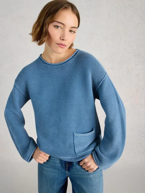Pull Gigi délavé - Mid Blue - 48 Image 1