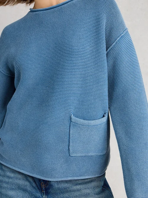 Pull Gigi délavé - Mid Blue - 48 Image 3