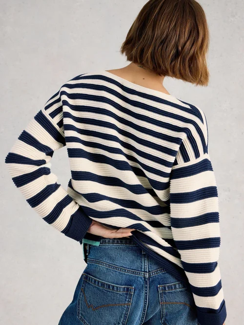 Pull rayé Jana - Navy Multi - 44 Image 4