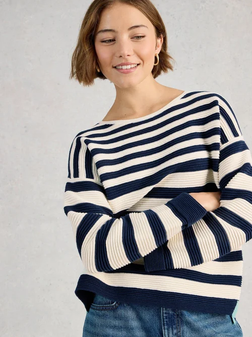 Pull rayé Jana - Navy Multi - 44 Image 3