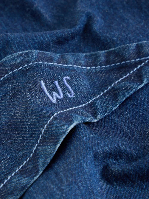 Foulard Triangle Charlie Denim Image 3