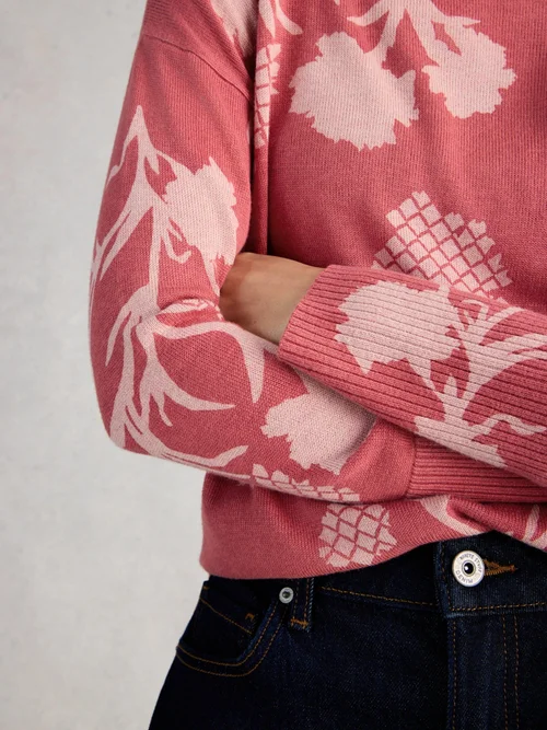 Pull imprimé olive - Pink Pr - 52 Image 3