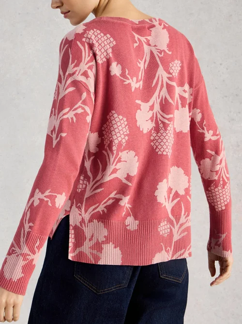 Pull imprimé olive - Pink Pr - 52 Image 4