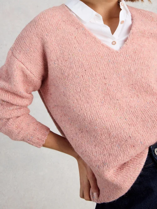 TAMARA TEXTURE COL EN V - Mid Pink - 52 Image 1