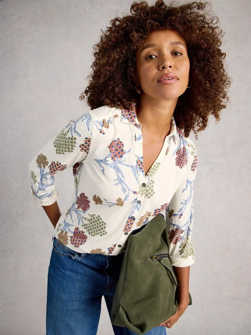 Chemise en jersey Annie - Ivory Mlt - 52 Image 1