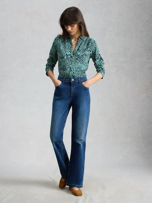 Chemise en jersey Annie - Teal Pr - 52 Image 2