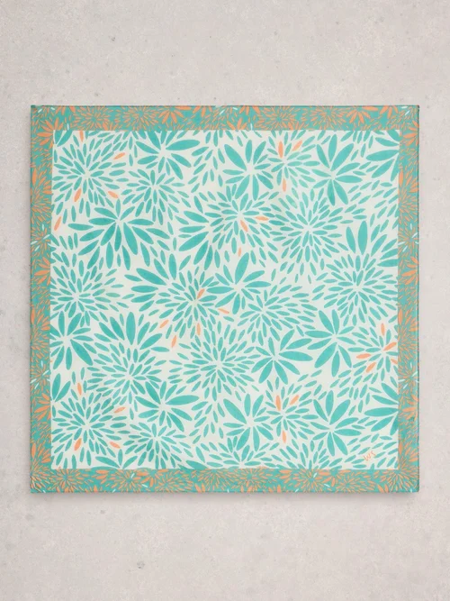 Écharpe carrée imprimée Emily Image 3