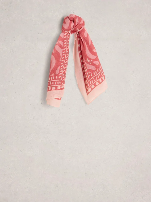 Foulard carré imprimé Emily