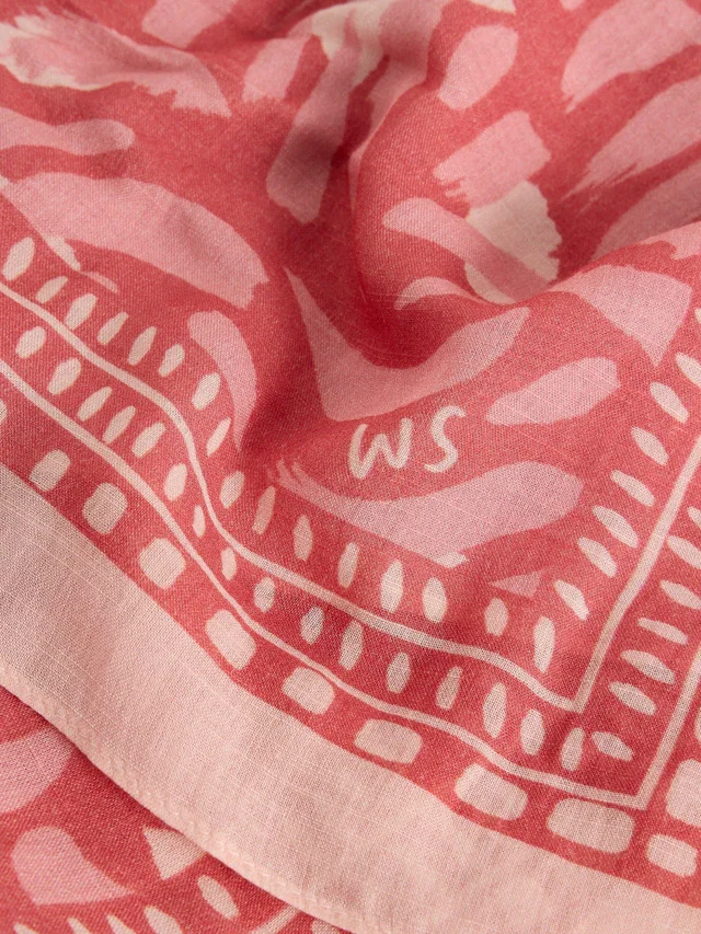 Foulard carré imprimé Emily