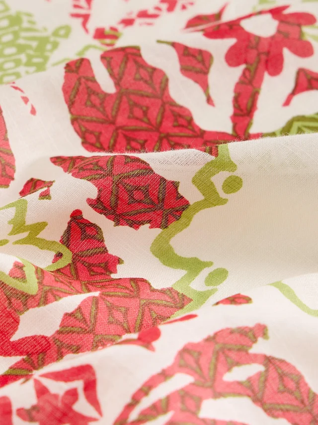 Foulard carré imprimé Emily