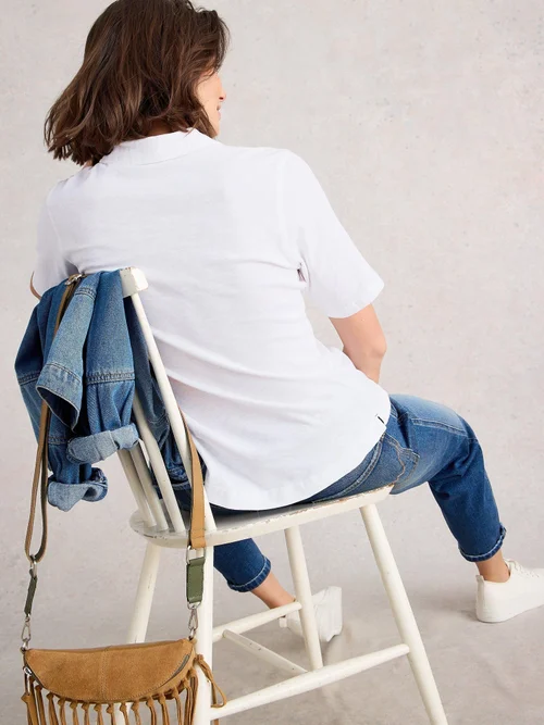 Chemise En Jersey À Manches Courtes Annie - Bril White - 52 Image 4