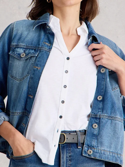 Chemise En Jersey À Manches Courtes Annie - Bril White - 52 Image 3