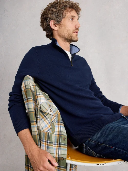 Newport Merino Funnel - Dark Navy - XXXL/R Image 1