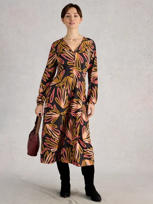 Robe en jersey Megan - Blk Mlt - 52/R Image 2