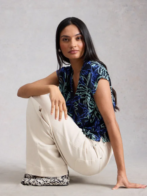 Jean à jambes larges Tia - Nat White - 52/R Image 1