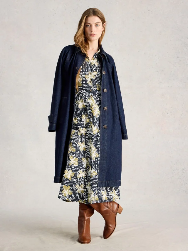 Robe chemise en jersey Rua
