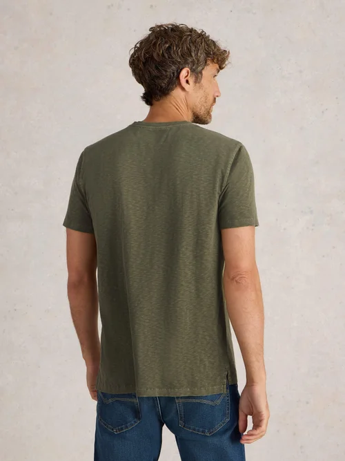 T-shirt à manches courtes Abersoch - Khaki Grn - XXL/R Image 4