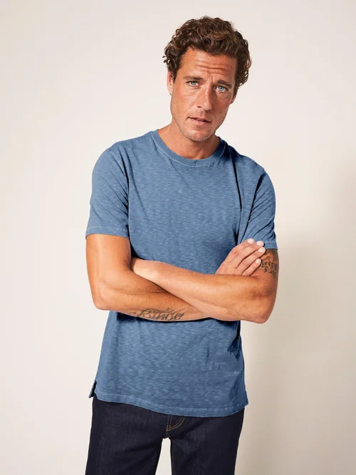 T-shirt à manches courtes Abersoch - Mid Blue - XXL/R Image 2