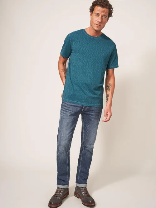 T-shirt à manches courtes Abersoch - Mid Teal - XXL/R Image 2