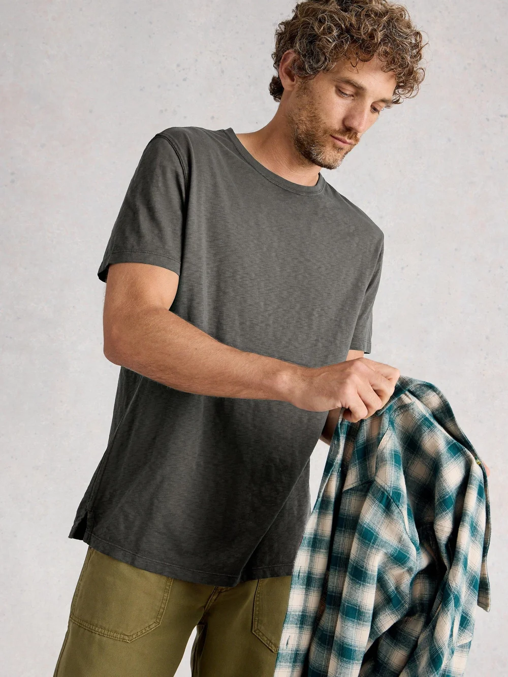 T-shirt à manches courtes Abersoch - Washed Blk - XXL/R Image 1