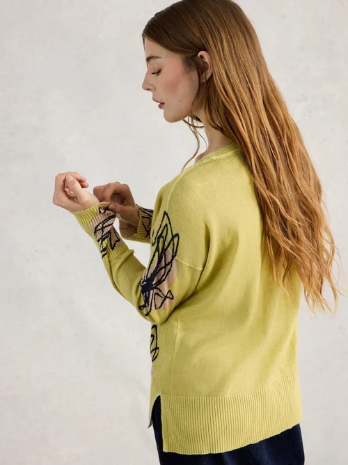 Pull Imprimé Olive - Yellow Mlt - 52 Image 4
