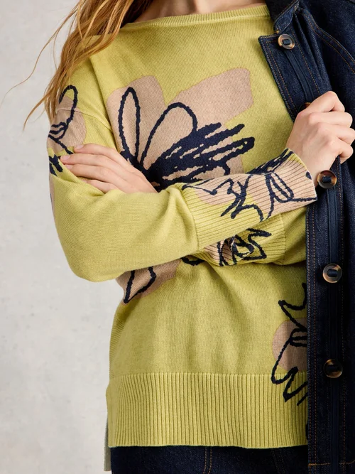 Pull Imprimé Olive - Yellow Mlt - 52 Image 3