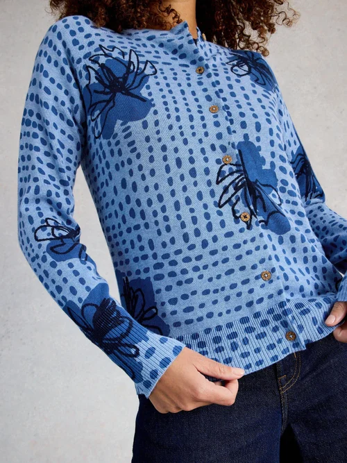 LULU PRINT CARDI - Blue Pr - 50 Image 3