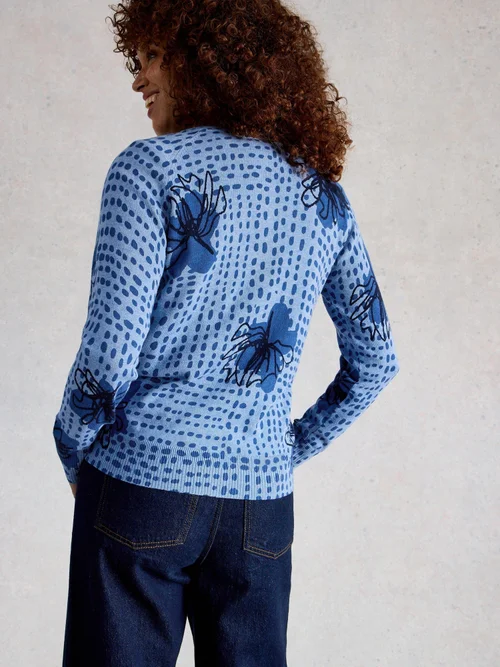 LULU PRINT CARDI - Blue Pr - 50 Image 4