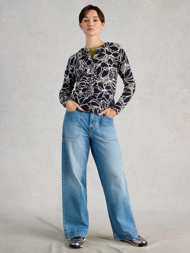 LULU PRINT CARDI