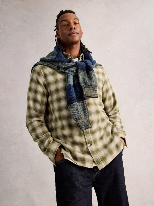 Chemise à carreaux bicolore Ludlow - Green Mlt - XXL Image 1