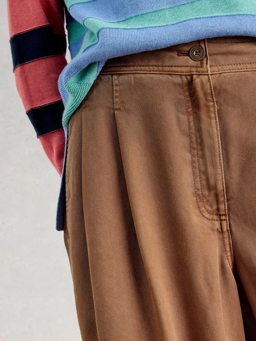 Pantalon Sasha à jambes larges - Mid Tan - 48/R Image 3