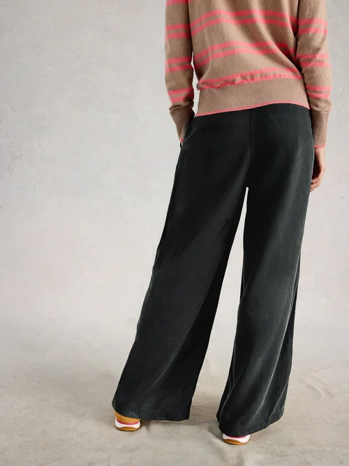 Pantalon Sasha à jambes larges - Washed Blk - 40/R Image 4