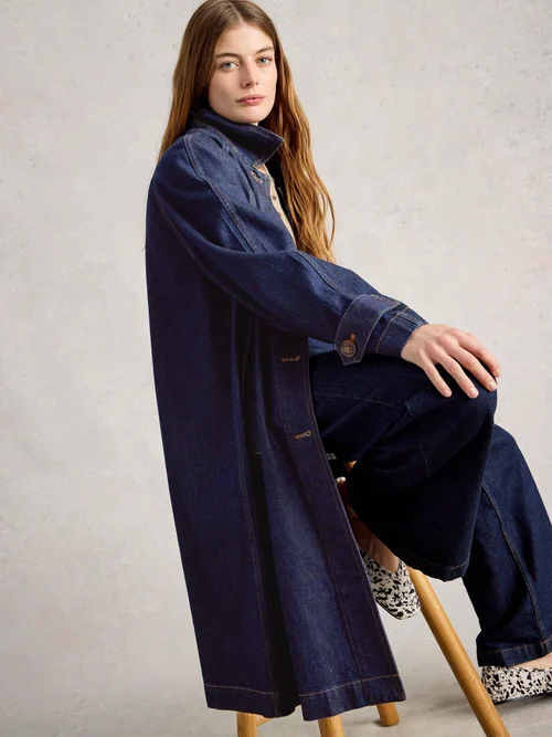 Manteau en denim Oakleigh - Dk Denim - 52/R Image 3