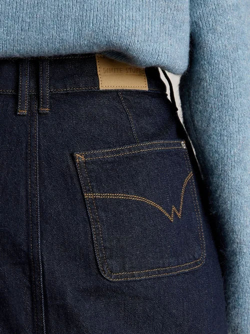 Jupe midi en denim Tia - Dk Denim - 46/R Image 3