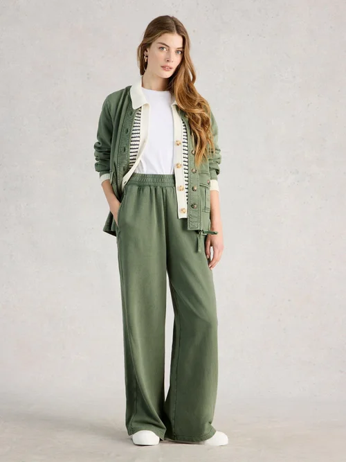 Pantalon de jogging Parker à jambes larges - Mid Green - 48/R Image 2