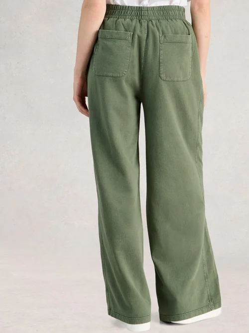 Pantalon de jogging Parker à jambes larges - Mid Green - 48/R Image 4