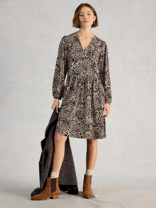 Robe en jersey Lola - Tan Multi - 52/R Image 2