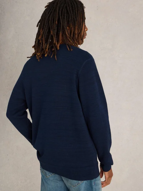 Pull Attadale à col rond - Dark Navy - XXL/R Image 4