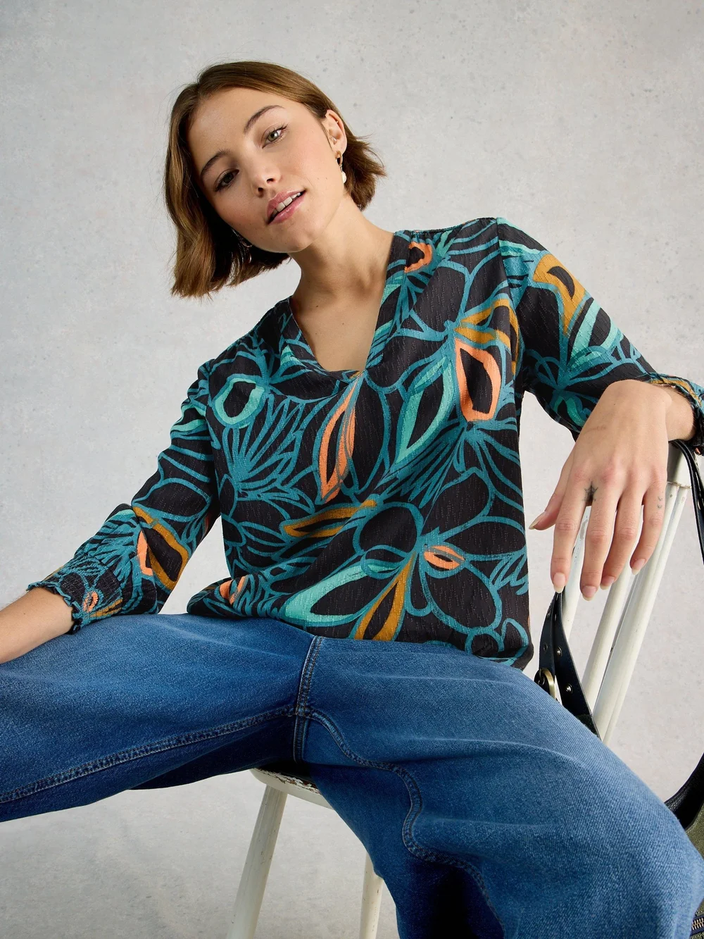 Elisa Top - Blk Mlt - 42 Image 1