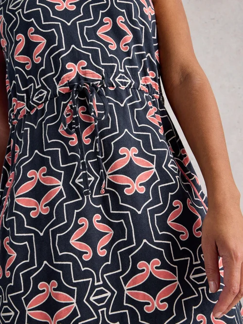 Robe en jersey Heidi - Navy Multi - XXL Image 3